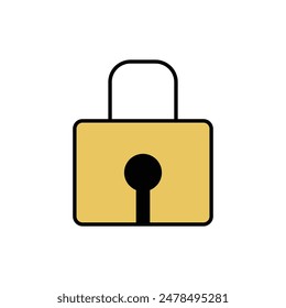 logo e icono de candado y llave 