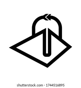 lock key padlock icon vector design illustration