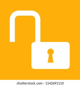 lock, key, padlock, password, security icon, stock vector illustration, EPS10.