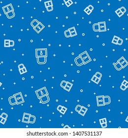 Lock and key vector icon.
