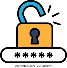 A lock with a keyhole and a lock