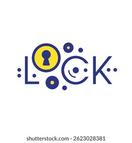 lock and keyhole concept. lock concept