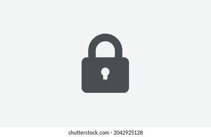 Lock Keyhole vector logo design
