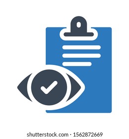 lock list vector glyph colour icon 