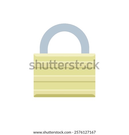 Lock locked symbol vector illustration