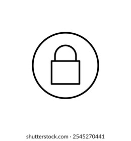 Bloqueo Bloqueo Desbloqueo Seguridad Desbloqueado Protección segura Protección Simple Minimalista Icon Logo Vector EPS PNG Transparente Sin Fondo Clip Arte 