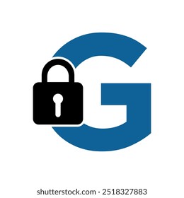  Logokombination mit Buchstabe G-Vektorvorlage sperren