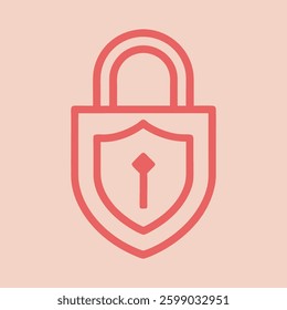 lock logo design and art 
