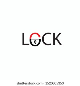 Lock Logo Design Template For Secure Company Identity 