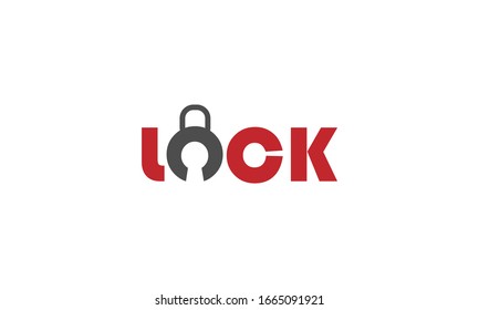 Lock logo icon. Corporate identity design element. Technology, Network safety, bank protection logotype idea. Connect, integrate, circle lock, globe concept. Color Vector icon. 