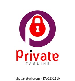 Esta es una plantilla de logotipo de bloqueo