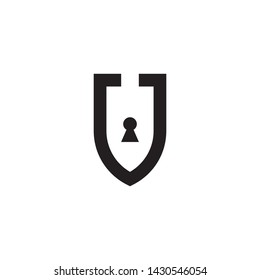 Lock logo template vector secure icon design