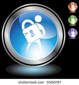 lock man chrome crystal