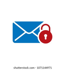 Lock Message Icon Design