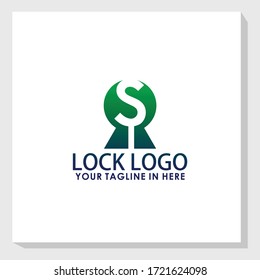 plantilla de diseño de logotipo de bloqueo vectorial, plantilla de logotipo de finanzas