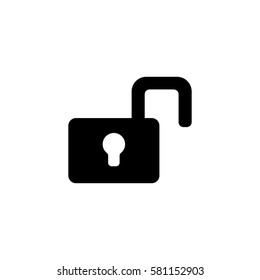 lock open icon vector illustration