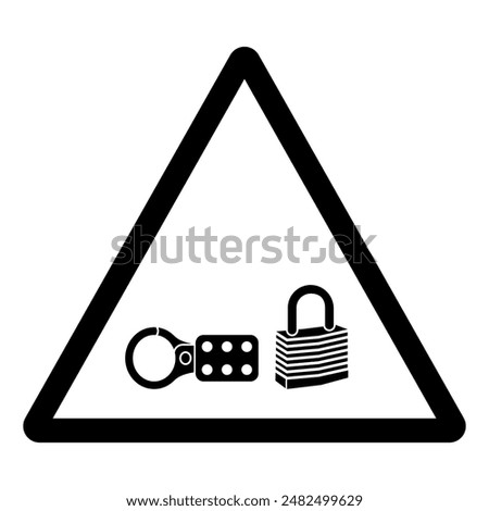 Lock Out For Safety Before You Start Symbol Sign, Vector Illustration, Isolate On White Background Label .EPS10