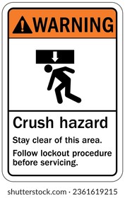Lock out sign and labels