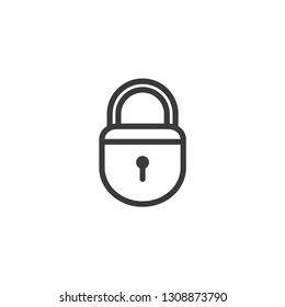 Lock outline icon