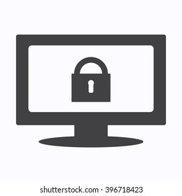 Lock pad Icon Vector