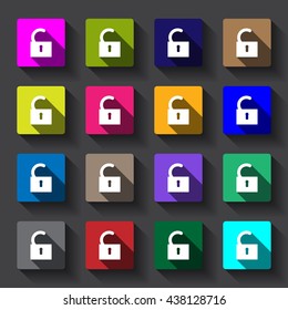 Lock pad Icon Vector