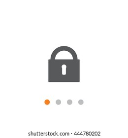 Lock pad Icon Vector