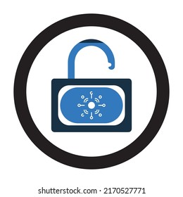 Sperrpad oder Tastensymbol