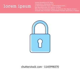 Lock With Padlock Icon