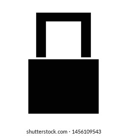 Lock padlock password icon or logo illustration. Perfect use for website, pattern, design, etc.