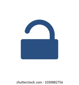 Lock padlock password private protection secure unlock icon. Vector illustration