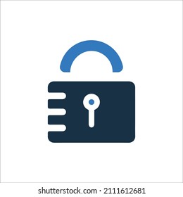 Lock padlock or secure icon