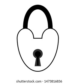 lock, padlock, Lock security icon design template vector icon symbol in trendy outline design for your web site design, logo, app, UI Vector EPS 10 - vector design
