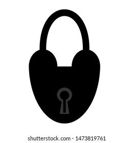 lock, padlock, Lock security icon design template vector icon symbol in trendy flat design for your web site design, logo, app, UI Vector EPS 10 - vector design