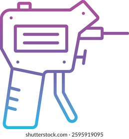 Lock Pick Gun vector icon. Can be used for printing, mobile and web applications.
