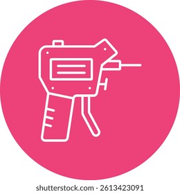 Lock Pick Gun vector icon. Can be used for printing, mobile and web applications.