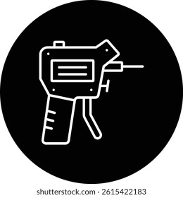 Lock Pick Gun vector icon. Can be used for printing, mobile and web applications.
