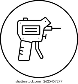 Lock Pick Gun vector icon. Can be used for printing, mobile and web applications.