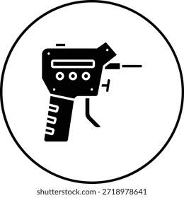 Lock Pick Gun vector icon. Can be used for printing, mobile and web applications.
