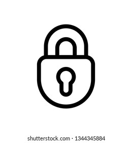 Lock Privacy Line Icon