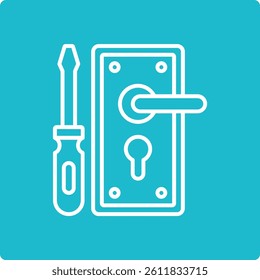 Lock Repair vector icon. Can be used for printing, mobile and web applications.