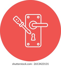 Lock Repair vector icon. Can be used for printing, mobile and web applications.