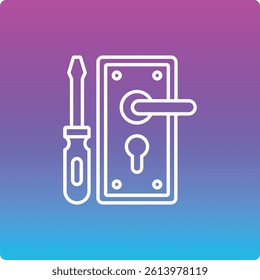 Lock Repair vector icon. Can be used for printing, mobile and web applications.