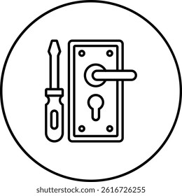 Lock Repair vector icon. Can be used for printing, mobile and web applications.