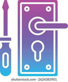 Bloquear ícone de vetor de Reparo. Pode ser usado para impressão, aplicativos móveis e da Web.