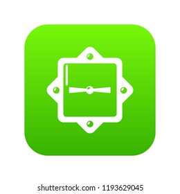 Lock retro icon green vector isolated on white background - Powered by Shutterstock - Get 15% off with code: PIKWIZARD15