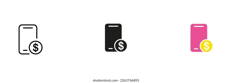 Lock and router. Secure internet network, wifi, lan, privacy, data security, communication, signal, antennas. Vector set icon in line, black and colorful styles isolated on white background