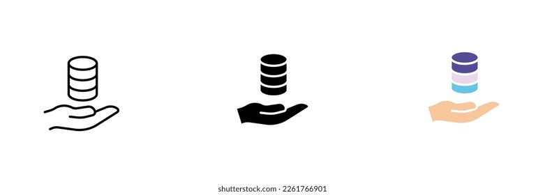 Lock and router. Secure internet network, wifi, lan, privacy, data security, communication, signal, antennas. Vector set icon in line, black and colorful styles isolated on white background