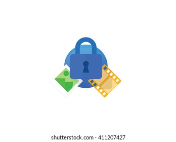 Lock and safe your media files, photos, video