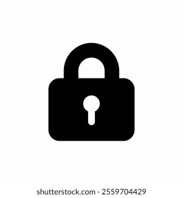 lock safety icon sign vector