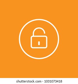 Lock, Safety Icon, stock vector, eps10.